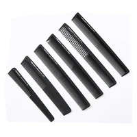 Black Hairdressing Comb Ultra-thin Flat Hair Comb For Men Hair Cut Comb Barber Store Special Use 6 Styles 2