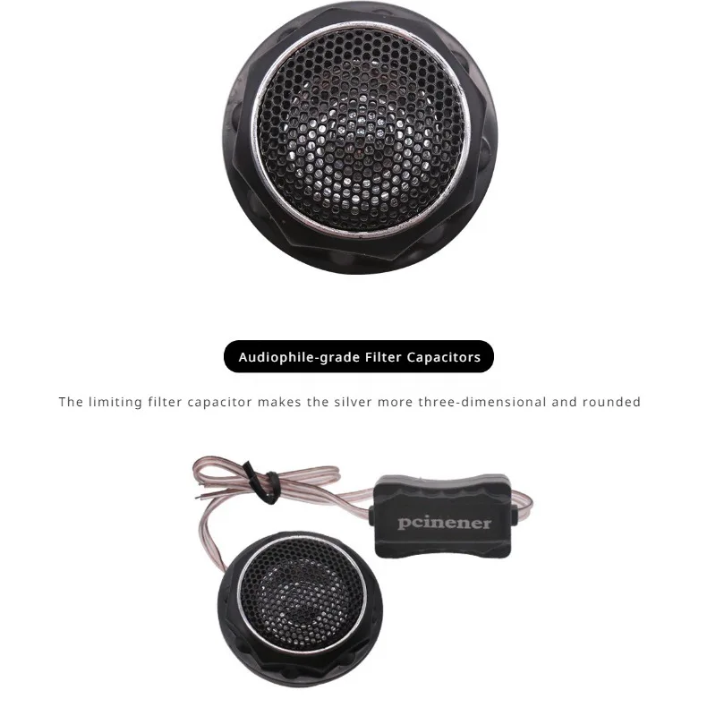 Car Audio Modified Tweeter 2PCS DC12V Tweeter System Door Speaker Car Loud Amplifier