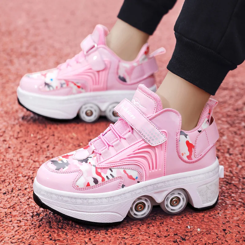 Para Niñas Mateju Para Niu00f1a Y Niu00f1o Blanco Patines Con