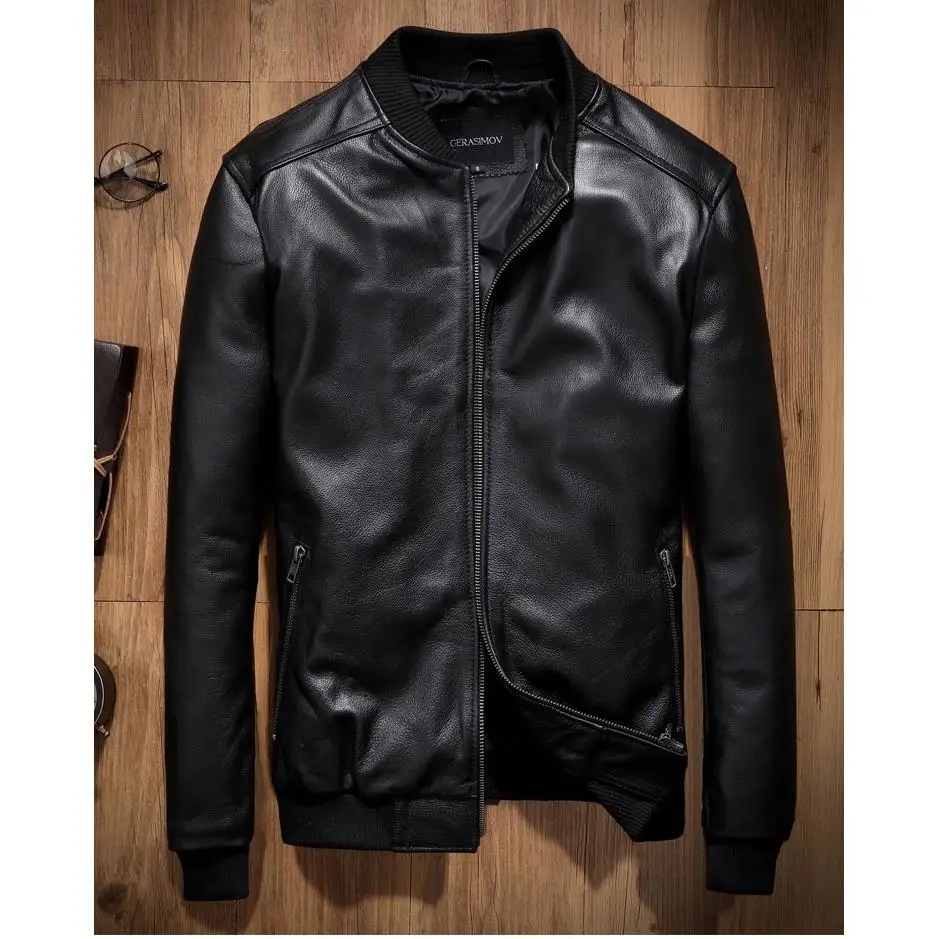 Italian Imported Horsehide Leather Bomber Coat For Man Genuine Leather Mens  Jacket Military Mans Overcoat Winter Windbreaker - AliExpress