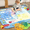100x80CM Magic Water Drawing Mat Coloring Doodle With Reusable Magic Pens Montessori Painting Board Montessori Educational Toys 1