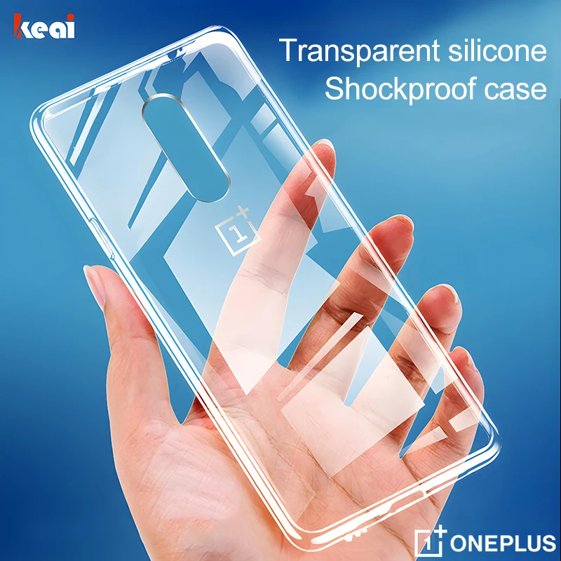 Luxury Transparent Phone Cases For OPPO Oneplus 11 7 6T 8 9 10 Pro Shockproof Soft Silicone Case For Oneplus 7T 6 Pro Back Cover