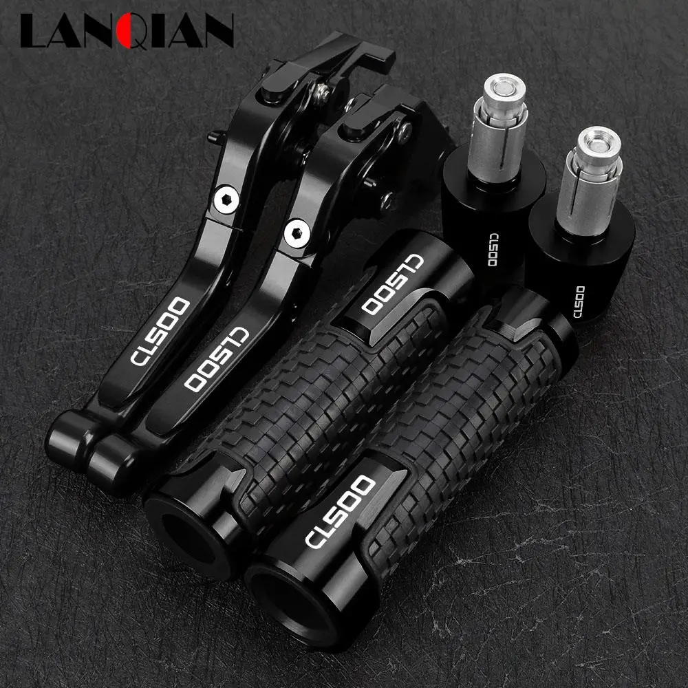 

Motorcycle For HONDA CL500 CL 500 2022 2023 2024 Extendable Brake Clutch Levers Handlebar Handle Grips Ends Slider Accessories