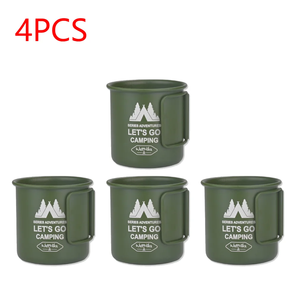4PCS Army Green