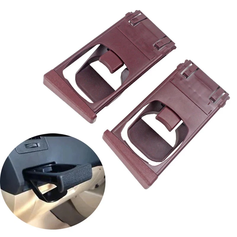 1 Pair Cup Holder Armrest Box Storage Car LH+RH Dash Cup Holder Tray