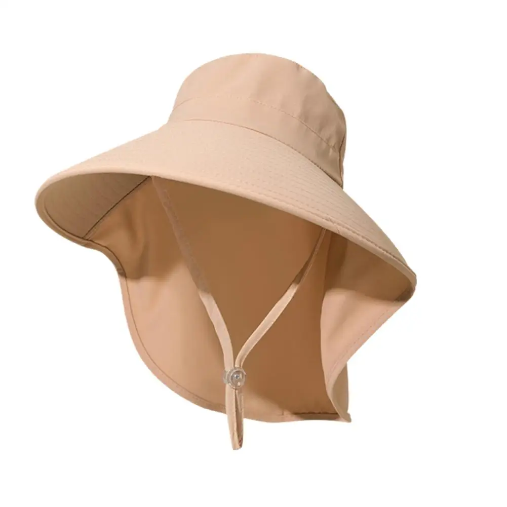 Sun Hats 2025 Women's Large Brim Face Veil UPF 50+ UV Protection Summer Cycling Beach Outdoor Mountaineering