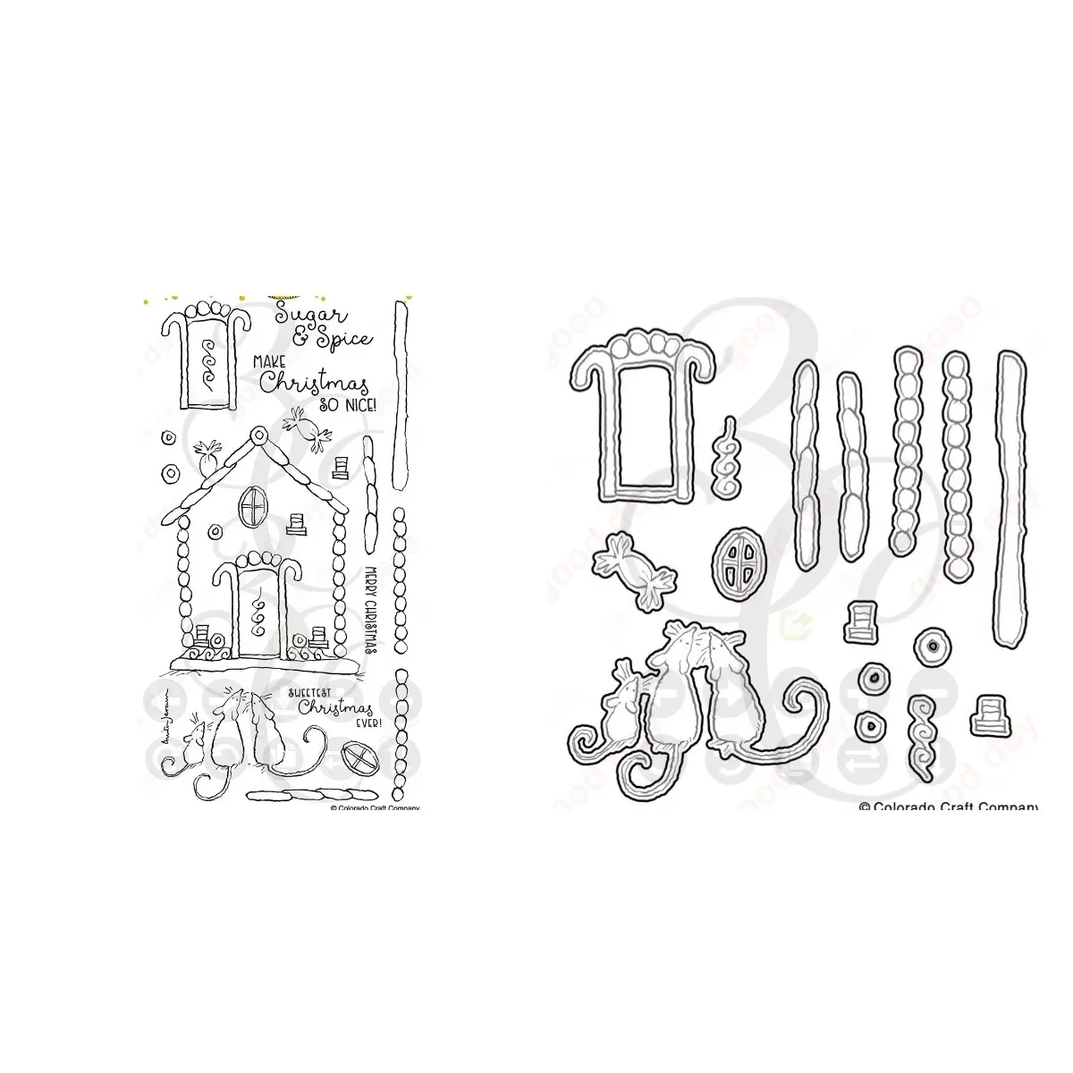 

Gingerbread House Slimline New Arrival Clear Stamps or Metal Cutting Dies Sets for DIY Craft Making Greeting Card Scrapbooking