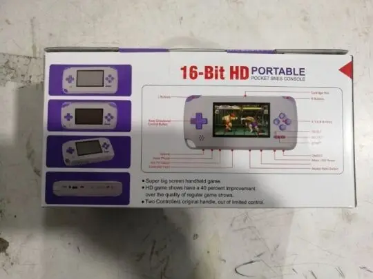 

Super SNES Mini Retro Game Console Handheld Portable Video Game Console With HDMI TV Out & Wireless Classic Controller HG895