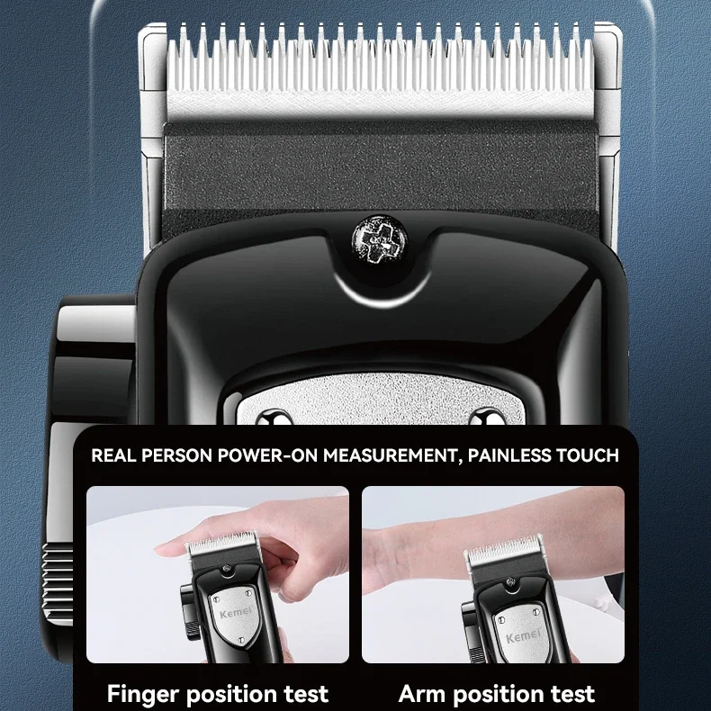 KM-5083 Professional Hair Beard Trimmer Grooming Kit Barber Haircut Shaving Electric Razor Shaver for Men 5