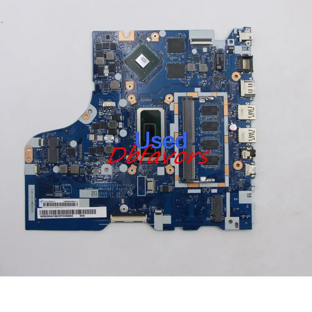 

Used For Lenovo Ideapad L340-15IWL/L340-17IWL Motherboard CPU I3-8145U RAM 4G GPU MX110 2G FRU 5B20S42165
