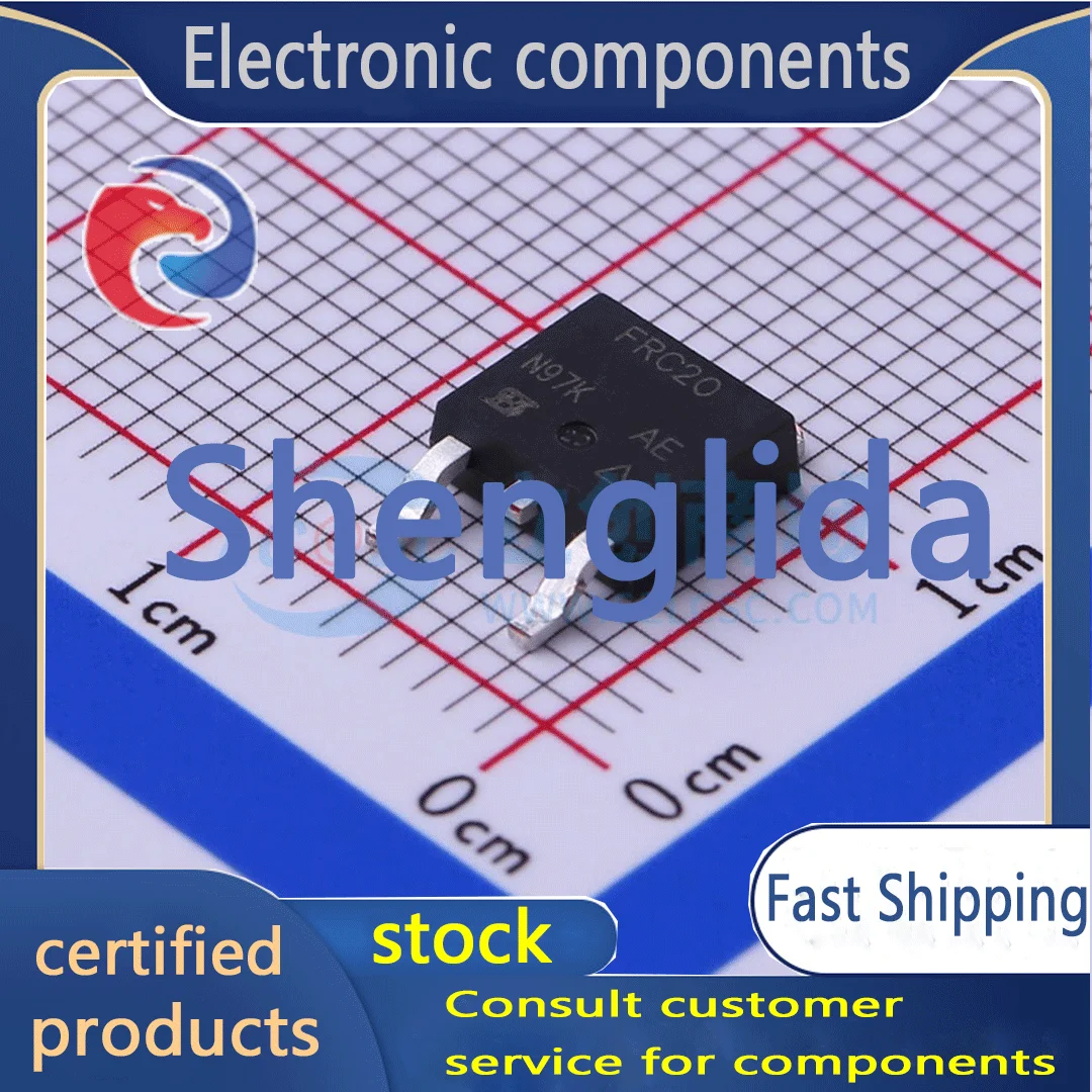 5PCS IRFRC20TRPBF package TO-252 MOSFET N-channel 600V 2A brand new stock available for purchase