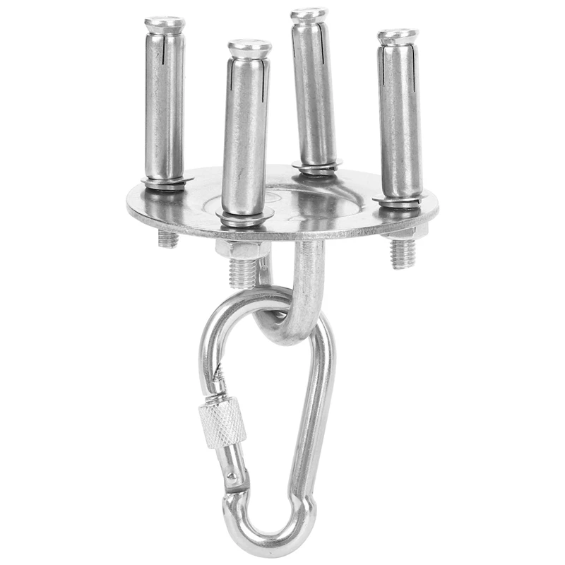 

Вертлюги Из Нержавеющей Стали с поворотом на 180 градусов, сверхмощные поворотные вешалки, комплект подвесных крючков для бетона и дерева