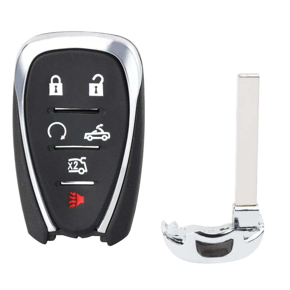 KEYECU Smart Remote Key Fob Shell Case 6 Button Replacement For Chevrolet Camaro HYQ4EA 433MHz key case,car key shell,car remote key,key shell