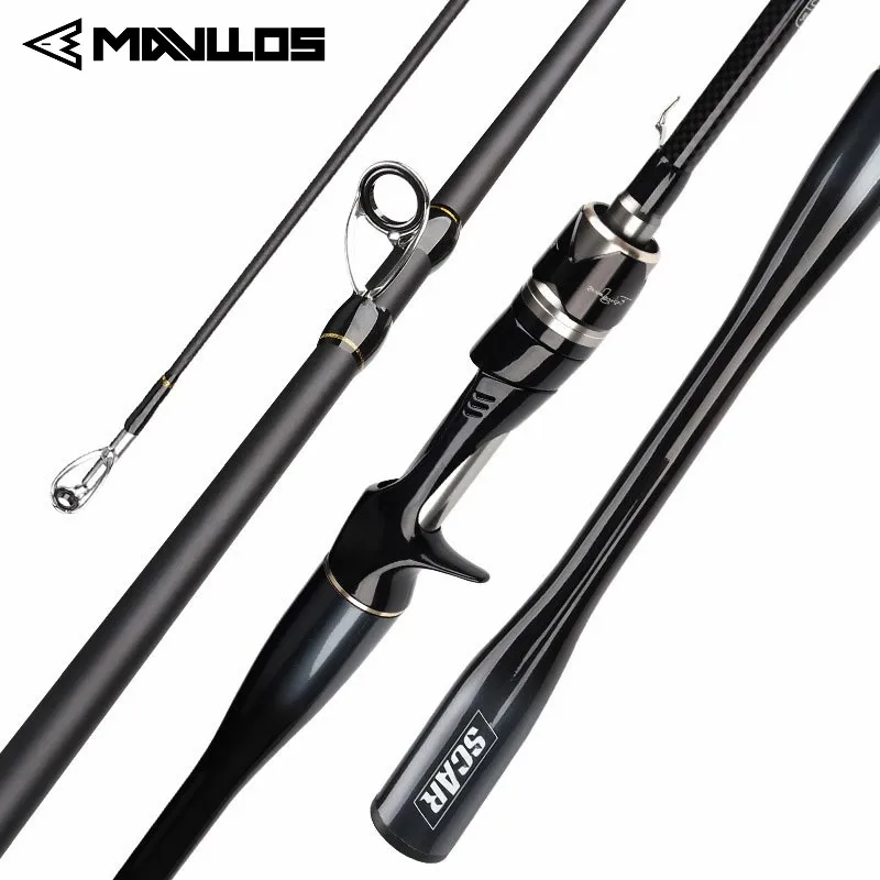 Mavllos Ocar Carp Fishing Spinning Rod,Fast M Carbon Tip Lure 7-16G 1.8M Saltwater Casting Rod Fishing Bass Trout Rod
