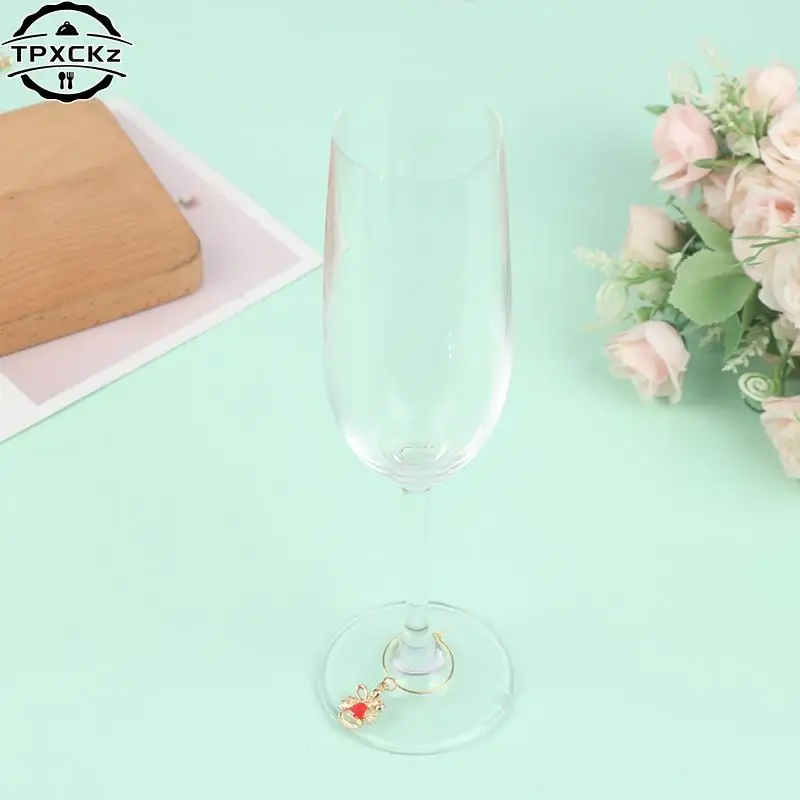 20pcs Christmas Wine Glass Charms Delicate Useful Durable Wine Cup Tags Cup Decorations Markers For House Party