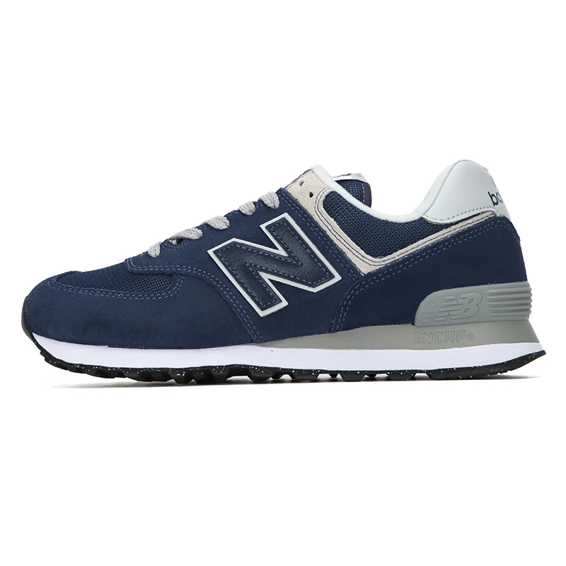 Newbalance (Newbalance) Sapatos masculinos e femininos Série 574 Retro Calçados esportivos Amortecimento Tênis de corrida Leve Respirável Sapatos Casuais Ml574Evn-D