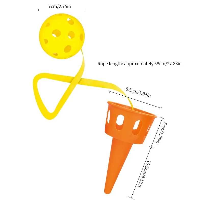 Kids Sports Catch A Ball Set Durable Plastic Sensory Training Equipment outdoor Party Game Ball Toss And Catch Toys For Lawn throwing catch ball toys throwing ball toys sport balls sensory toys