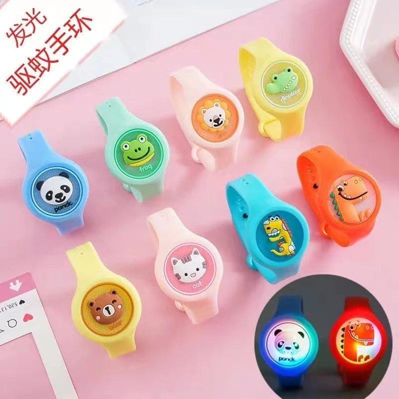 Portable Cartoon Mosquito Repellent Bracelet for Kids Summer Lightweight Mosquitoes Insect Watch Outdoor Graden Killer | Дом и сад