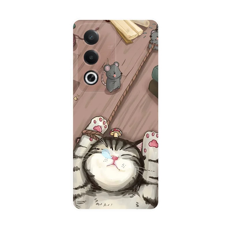 Stylish Cartoon Silicone Soft TPU Protective Back Cover