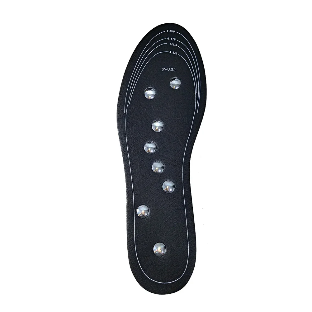 

Black Insoles Magnetic Foot Care Unisex for Men and Women Massage Shoe Cushions