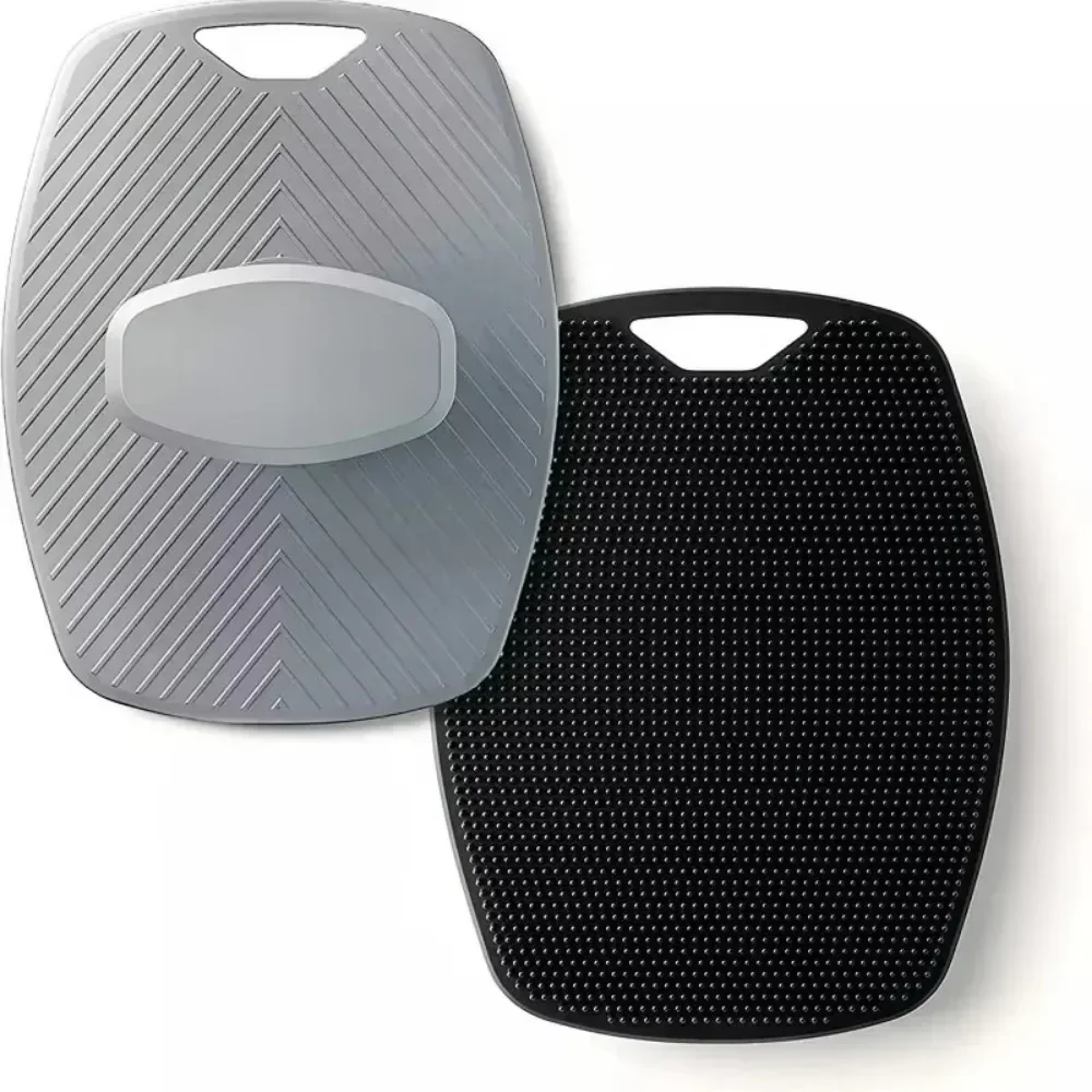 Exfoliating Silicone Brush Cleanser No Slip Handle Body Scrubber Cleans and Massages Skin Bathroom Accessories Bath Brush exfoliating shower brush bath brush exfoliating scrubber exfoliating shower scrubber exfoliating bath brush
