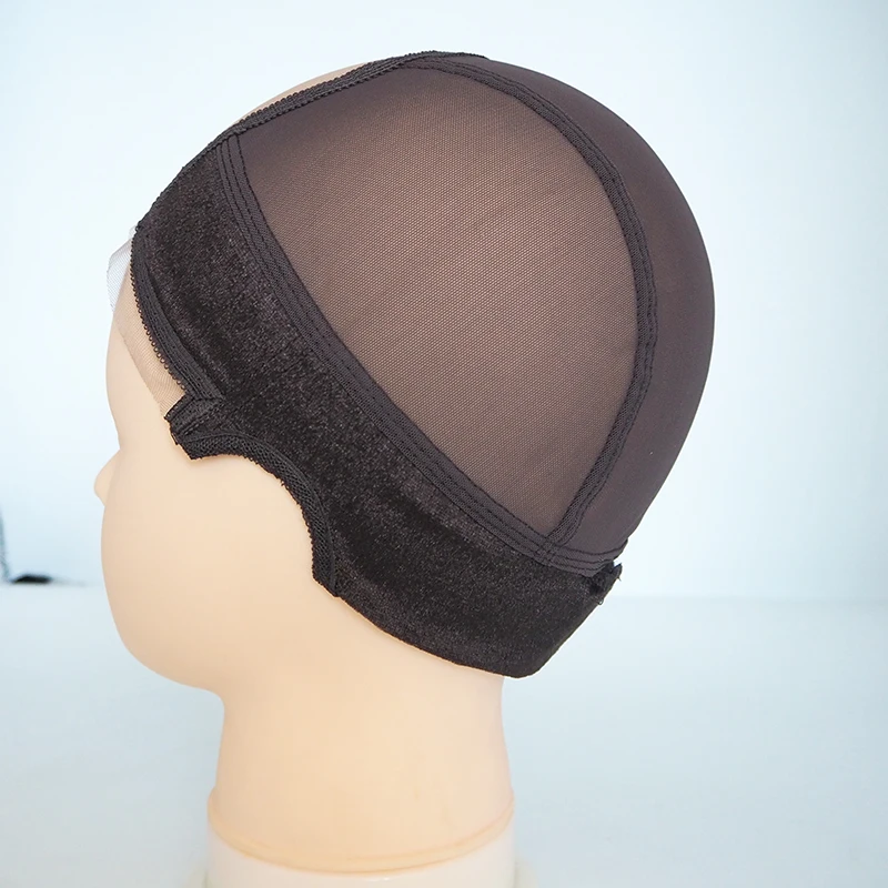 Frontal Lace Headband Wig Caps 4*4 inch for Wig Making adjustable wig caps