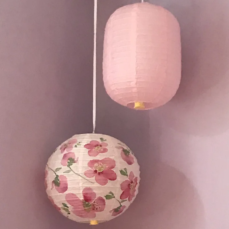 Veemoon Origami Lampenschirm 40cm - Faltbare Quadratische Papierlaterne Im Japanischen Stil | Für Gartenpartys & Hochzeiten