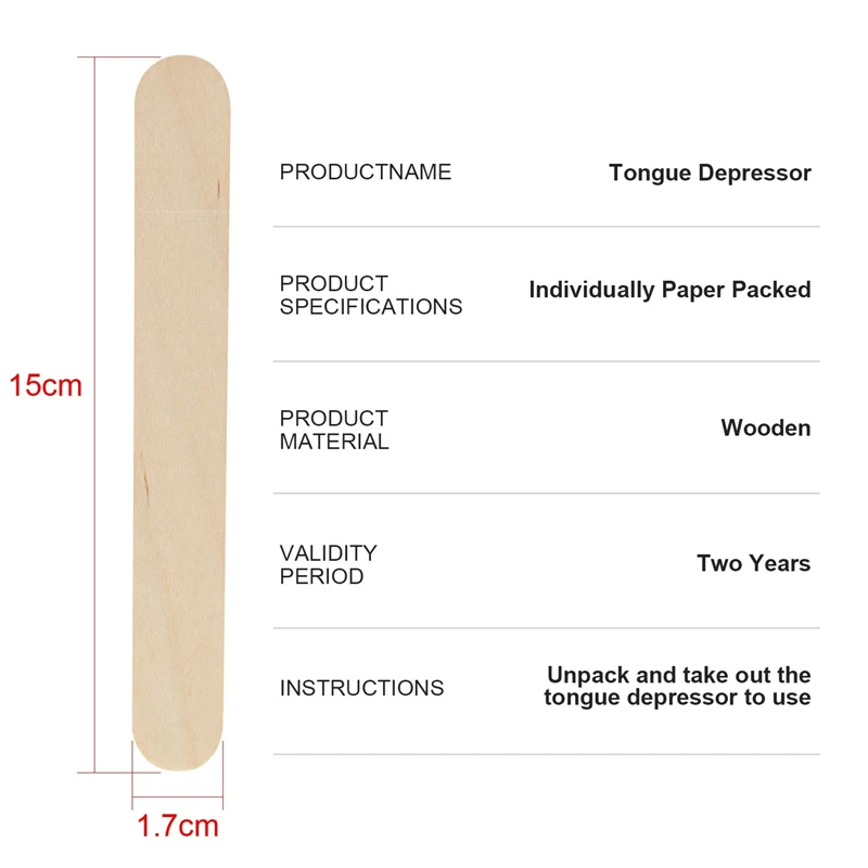 10pcs Wood Stick for Body Hair Remove Depilatory Wax Heater