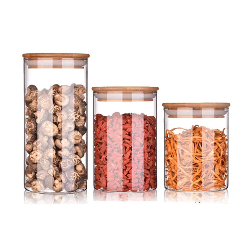 175 Ml Salt Storage Candy Jar Glass Jars Tea Sealing Cap Coffee Bean Loose Containers Sealed Canisters 4