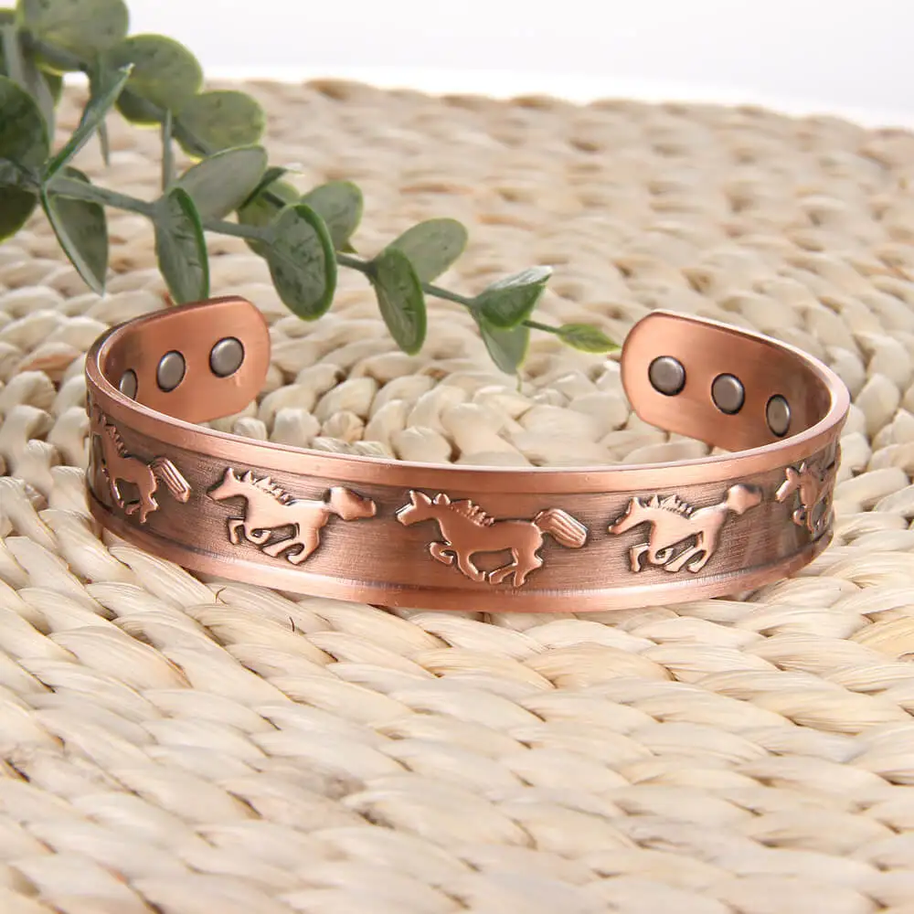 Bracciale Magnetico In Rame, Terapia Biologica Curativa Sollievo Dal Dolore Dellartrite - Foto 8