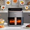 Midea 220V Air Fryer 5.3L/6.3L Visible No-Turn Oil-Free Multifunction Oven Fryer Oil-Free Electric Fryer 3