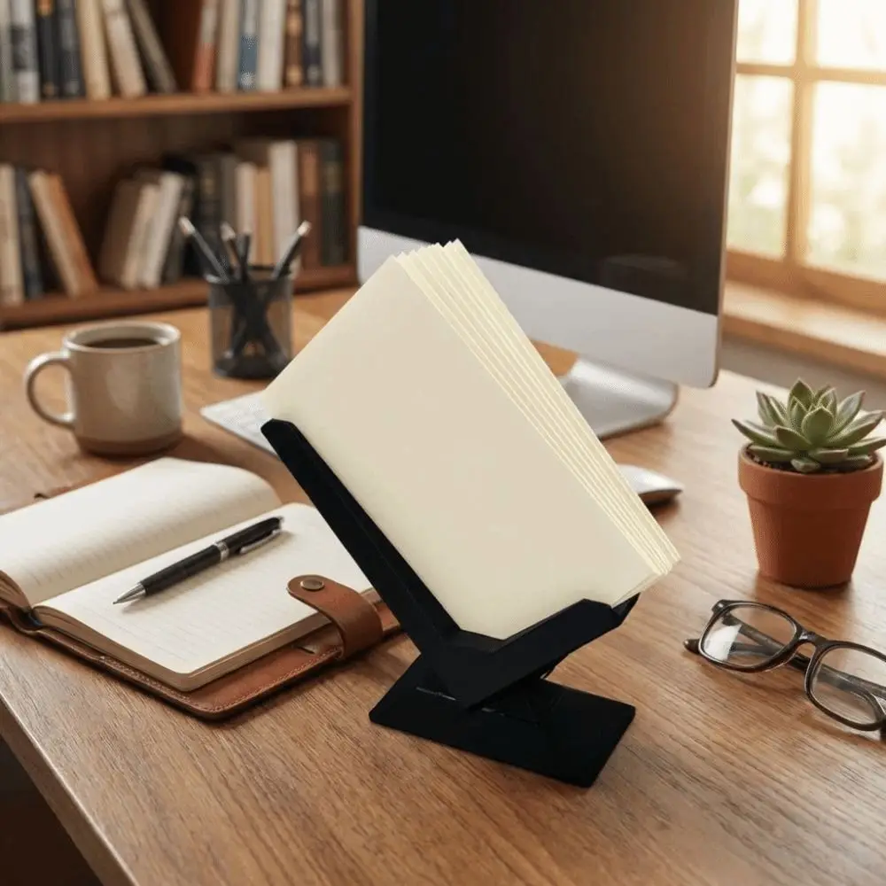 간단한 3D 인쇄 명함 홀더 플라스틱 카드 케이스 카드 보관함 카드 스탠드 녹슬지 않는 카드 디스플레이 홀더 학교