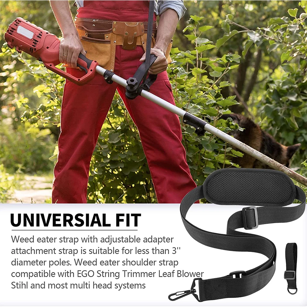 Comfortable double-strap waist belt, long trimmer and material, operation brush lawn blowers, string trimmers