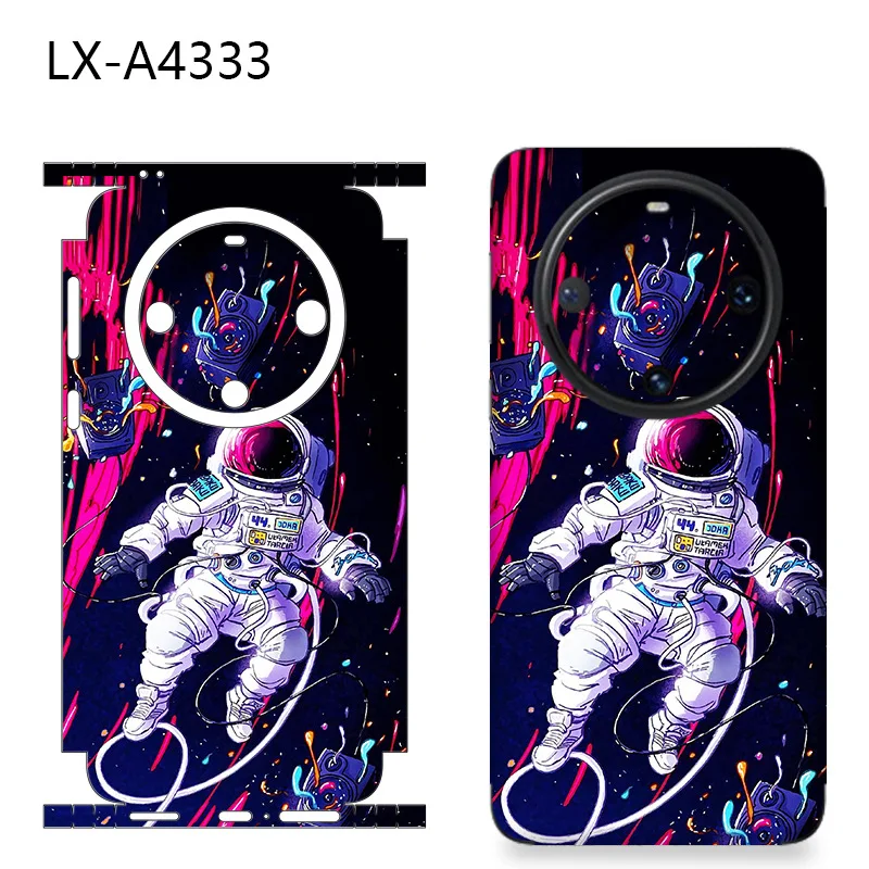 

Colorful 3M Decal Skin For HUAWEI Mate 60 Pro Back Screen Protector Film Cover 3M Wrap Unique Sticker