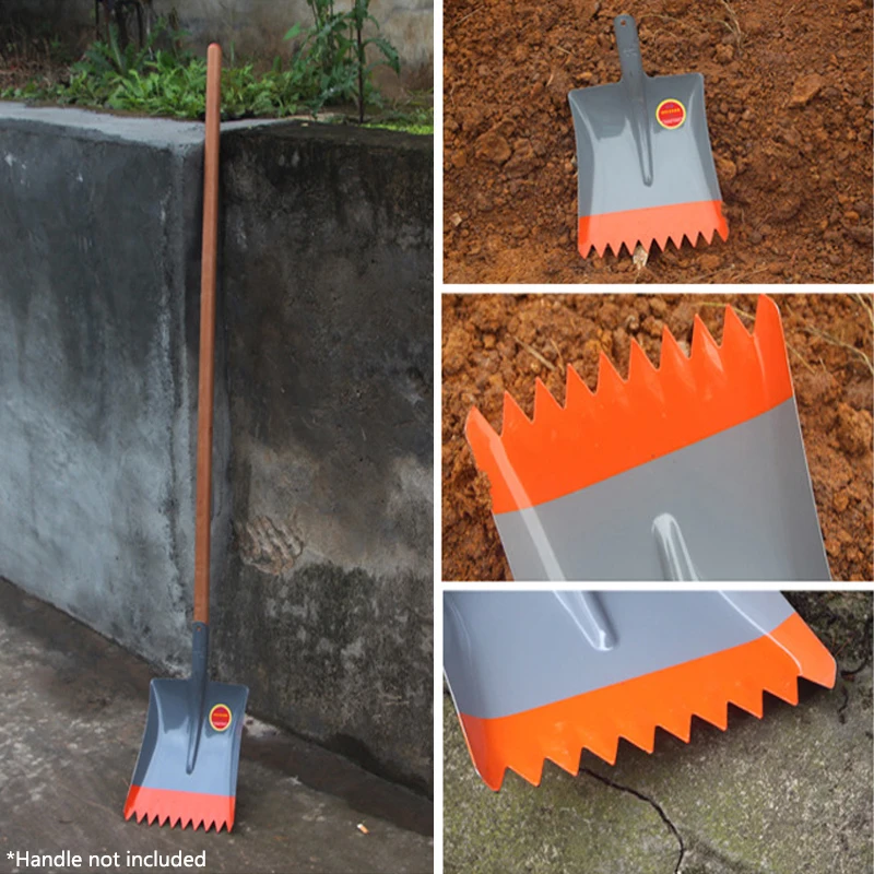 1Pcs Multifunctional Garden Shovel Manganese Steel Agricultural Shovel For Planting Vegetable Loosening Soil Household Farm Tool