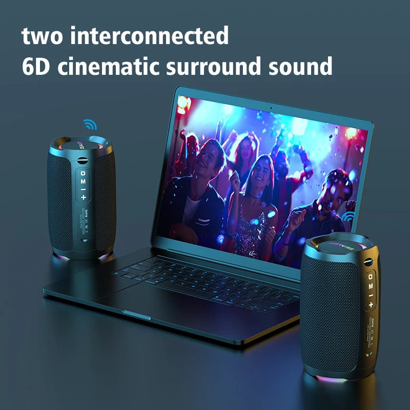 Zealot-alto-falante Bluetooth Portátil Som Estéreo 360 ° 20w Ipx6 Impermeável sem Fio Bluetooth 5.0 Excelente Desempenho de Baixo S49 - Image 2