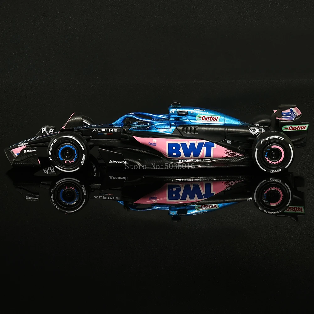 Bburago 1:43 Nieuwe 2023 Alpine F1 Team A523 10 # Pierre Gasly 31 # Esteban Ocon Formule 1 Legering Super Speelgoed Gegoten Auto Model