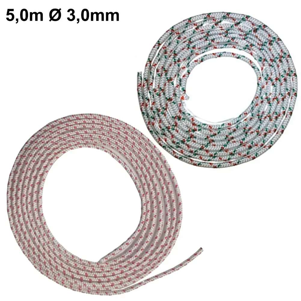 High Quality Starter Rope Pull Rope Replacement Start Rope Lawn Mower Parts 0m Ø 3 0mm 5 Construction Equipment 5