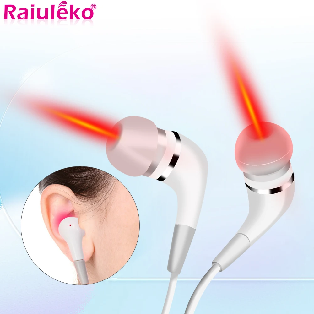 650nm LLLT Laser Therapy Rhinitis Sinusitis Tinnitus Ear Irradiation Laser Physiotherapy Earplug Otitis Media Deafness Treatment laser earplug