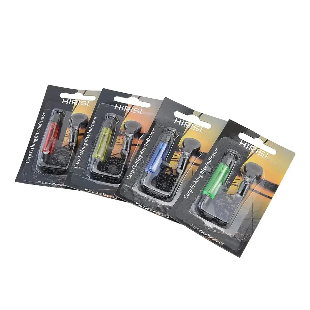 thumbnail image 2 of Hirisi 4-Piece Carp Fishing Swinger Set – Adjustable Bite Indicators In Red, Yellow, Blue, Green 2 of 13