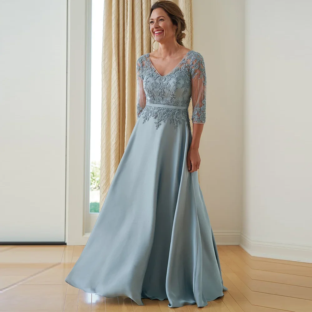 green emerald velvet dress Long Sleeve Mother of The Bride Formal Dress