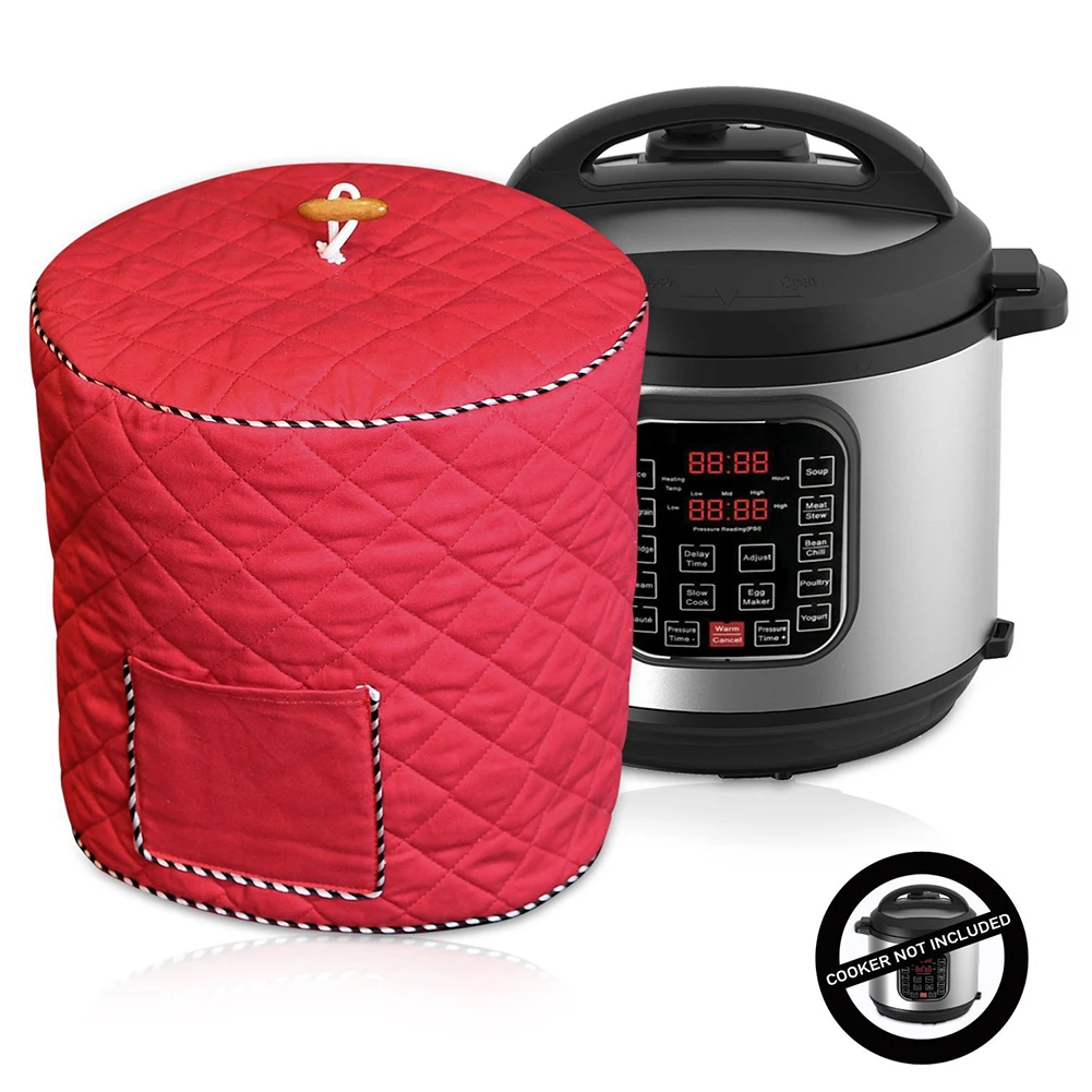 6QD 8QD Anti Static Pressure Cooker Dust Proof Cover Lining Interior Home Decorative Cooker Wrap Sleeve Foldable Protector Cover