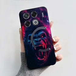 Black Myth Wukong Silicone Phone Case - Soft Protective Cover for Infinix GT 10 Pro (HEI-TGX0013)
