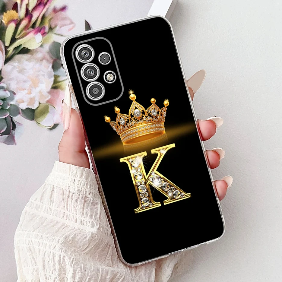 Luxury Crown Letters Soft Silicone Phone Case Cover