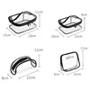 Transparent PVC Cosmetic Bag For Women Waterproof Clear Makeup Bags Beauty Case Make Up Organizer Storage Bath Toiletry Wash Bag 5