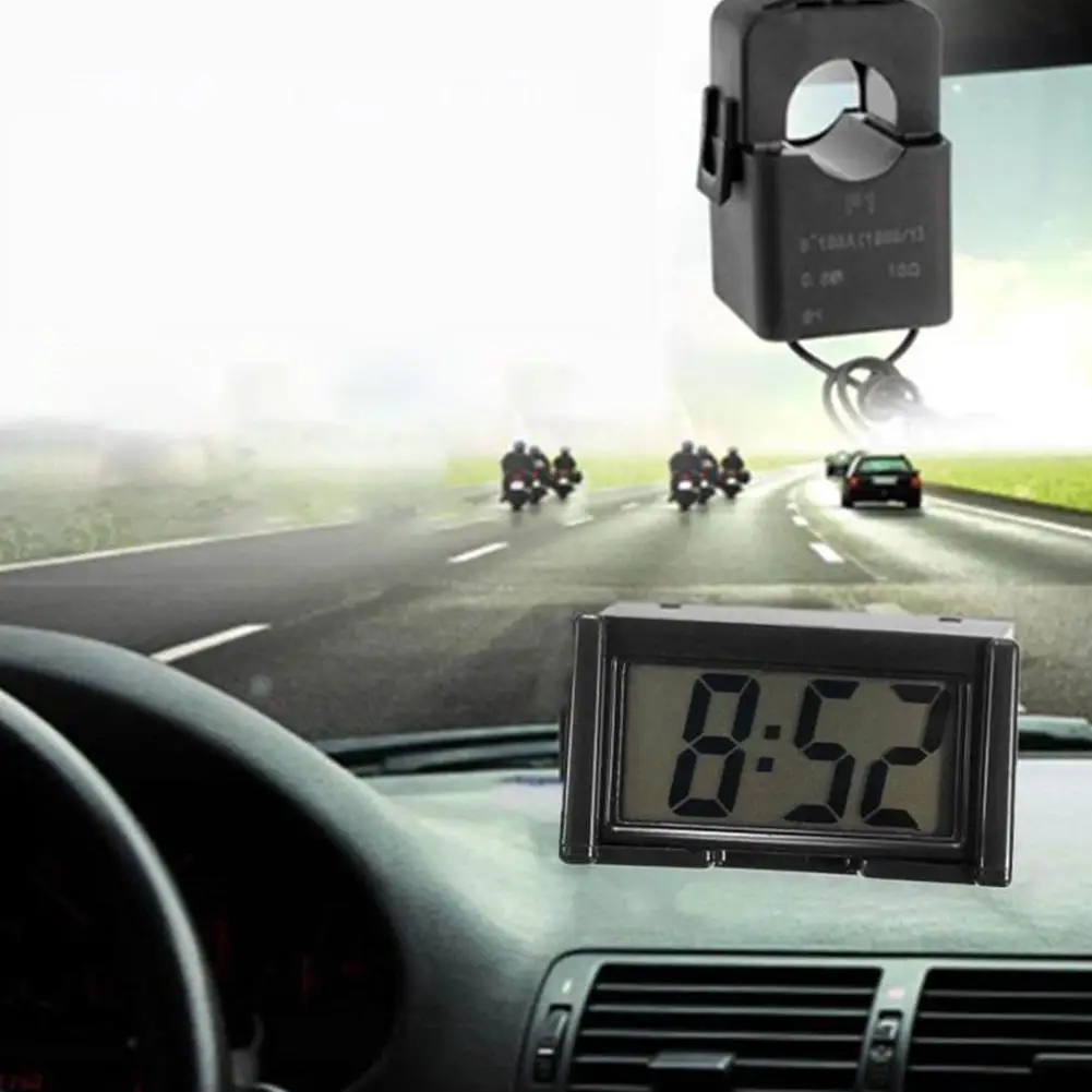 Elektronická hodiny auto přístrojová deska stick-on mini hodiny auto nákladní automobil vnitřní ornamenty kapat doprava