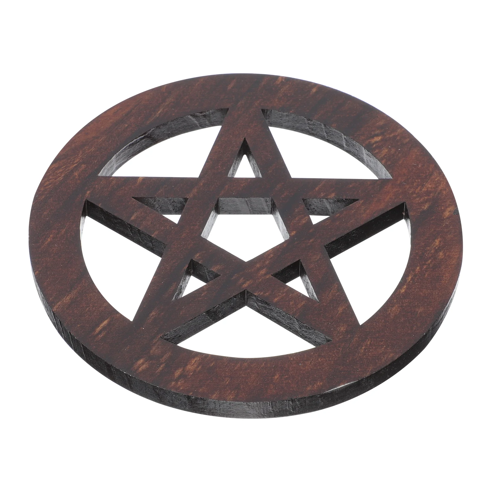 

Decoraciones Para Salas Casa Pentagram Wooden Mat Home Religious Rites Adornment