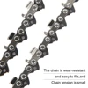 20 Inch Chainsaw Chain 76 Knots Alloy Steel Replacement Chain Sharp Heavy Duty Lumber Cutting Attachment 5