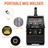 HITBOX 3 in 1 Semi-Automatic Mig Welding Machine Tig Argon Arc MIG Gasless Synergy Inverter Soldering Welder 110V 220V HBM1200 2