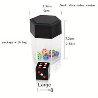 Explode Explosion Dice Easy Magic Tricks For Kids Magic Prop Novelty Funny Toy Close-up Performance Joke Prank Toy 3+ 2